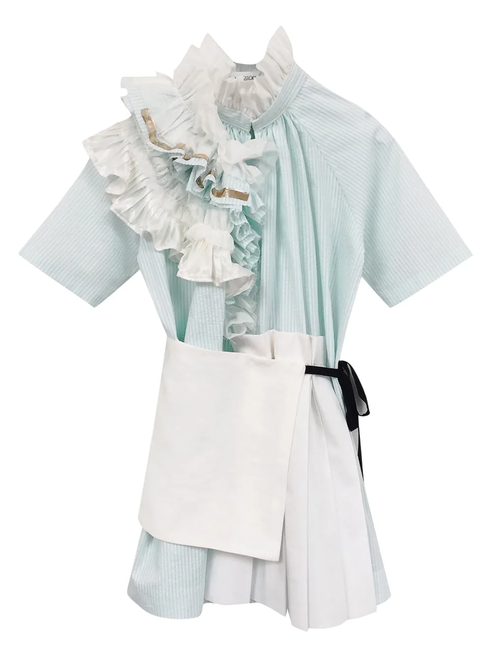 Elegant Asali Sky Blue Blouse Dress with Flattering Fit and Stylish Design