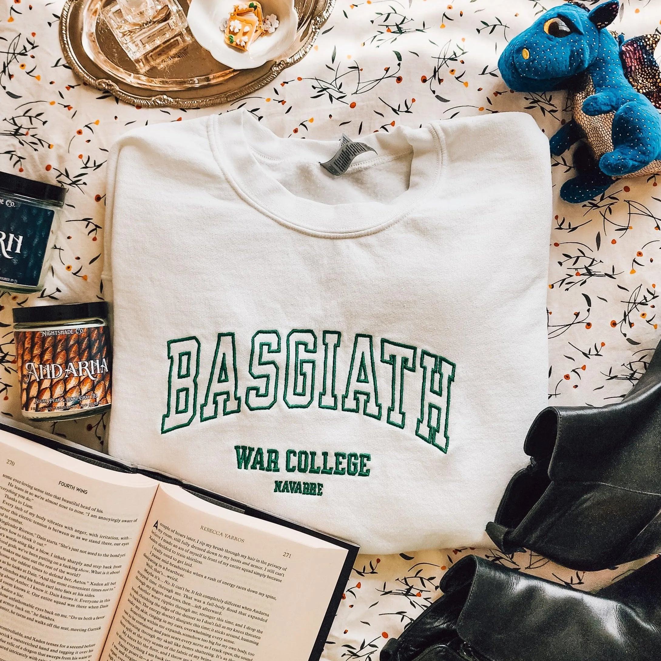 Basgiath War College Embroidered Sweater