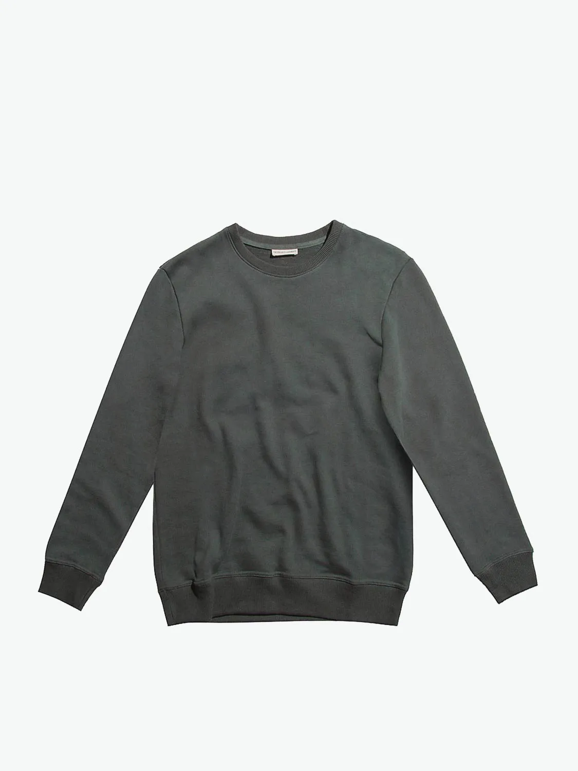 Crew Neck Sweatshirt Military Khaki