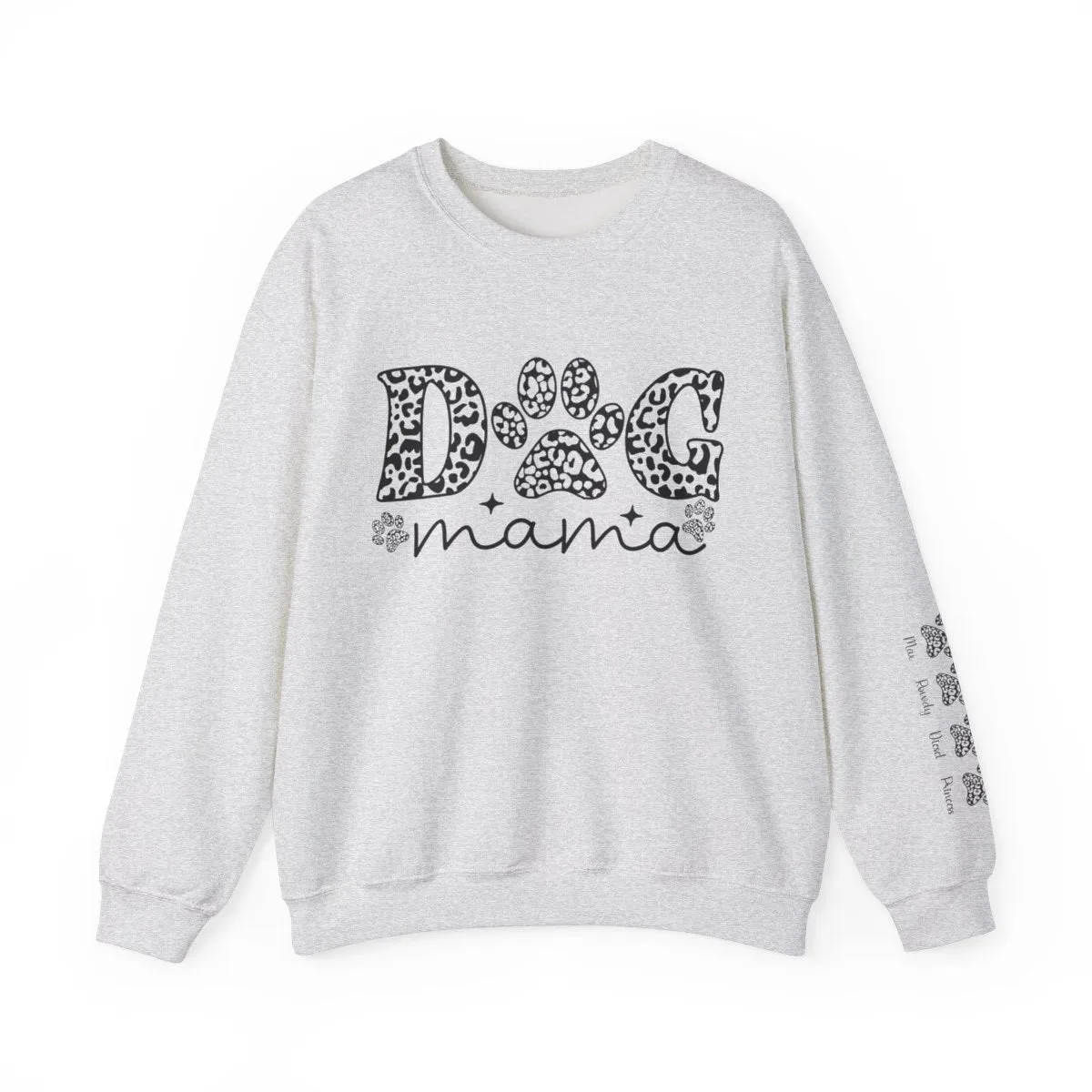 Dog Mama (Personalized Paws) Sweatshirt