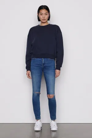 FRAME - Oversized Crew Navy