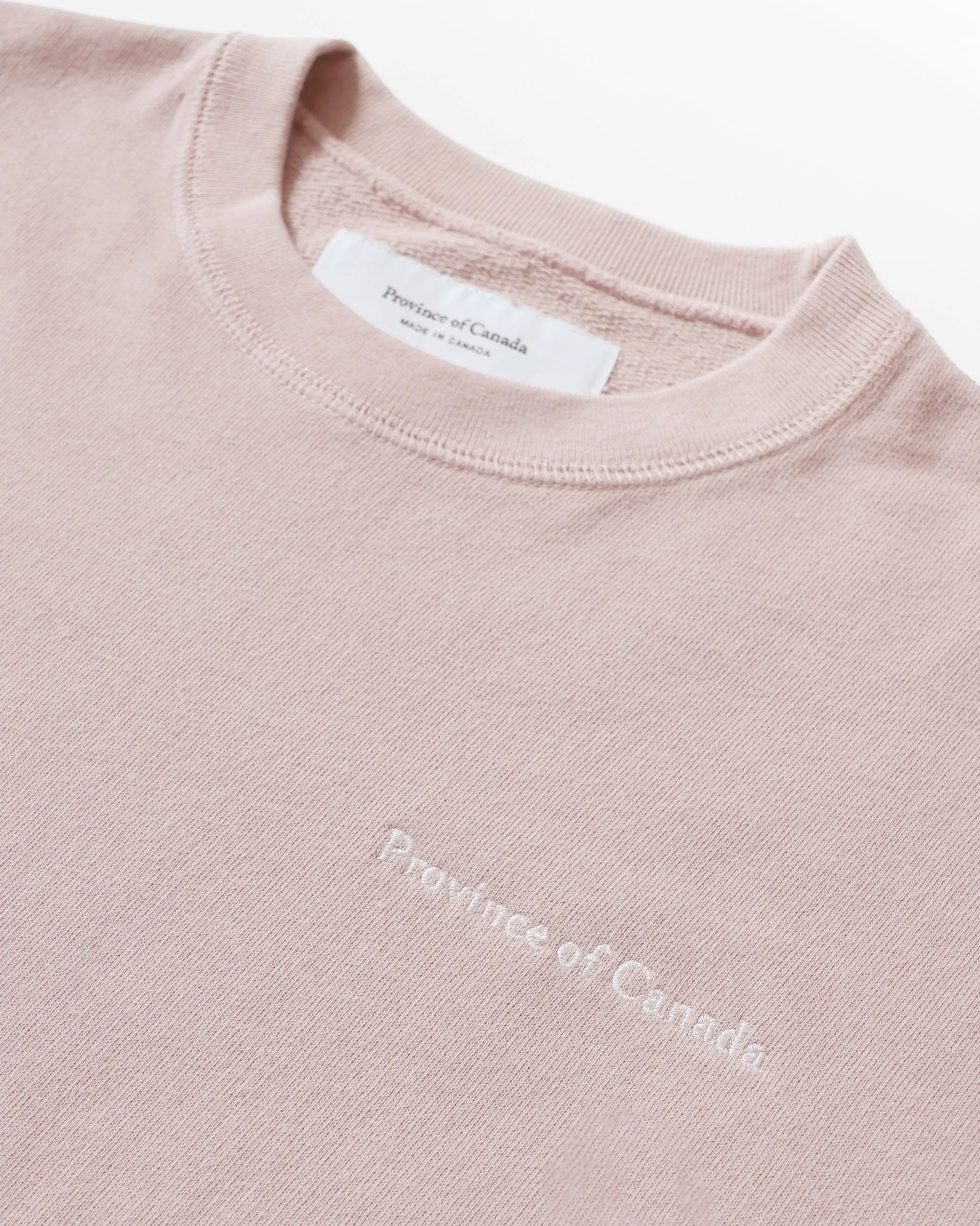 French Terry Crop Sweatshirt Dusk