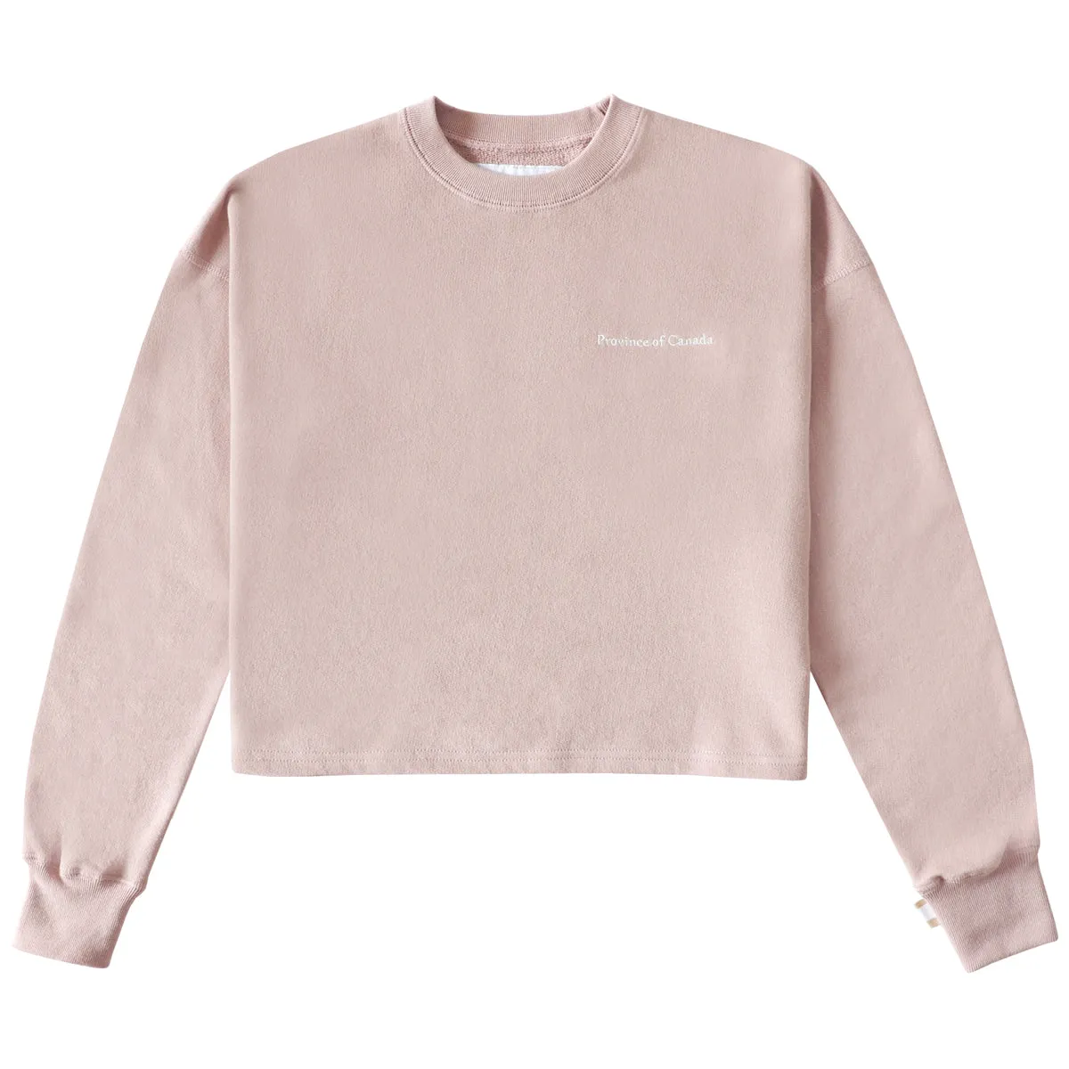 French Terry Crop Sweatshirt Dusk