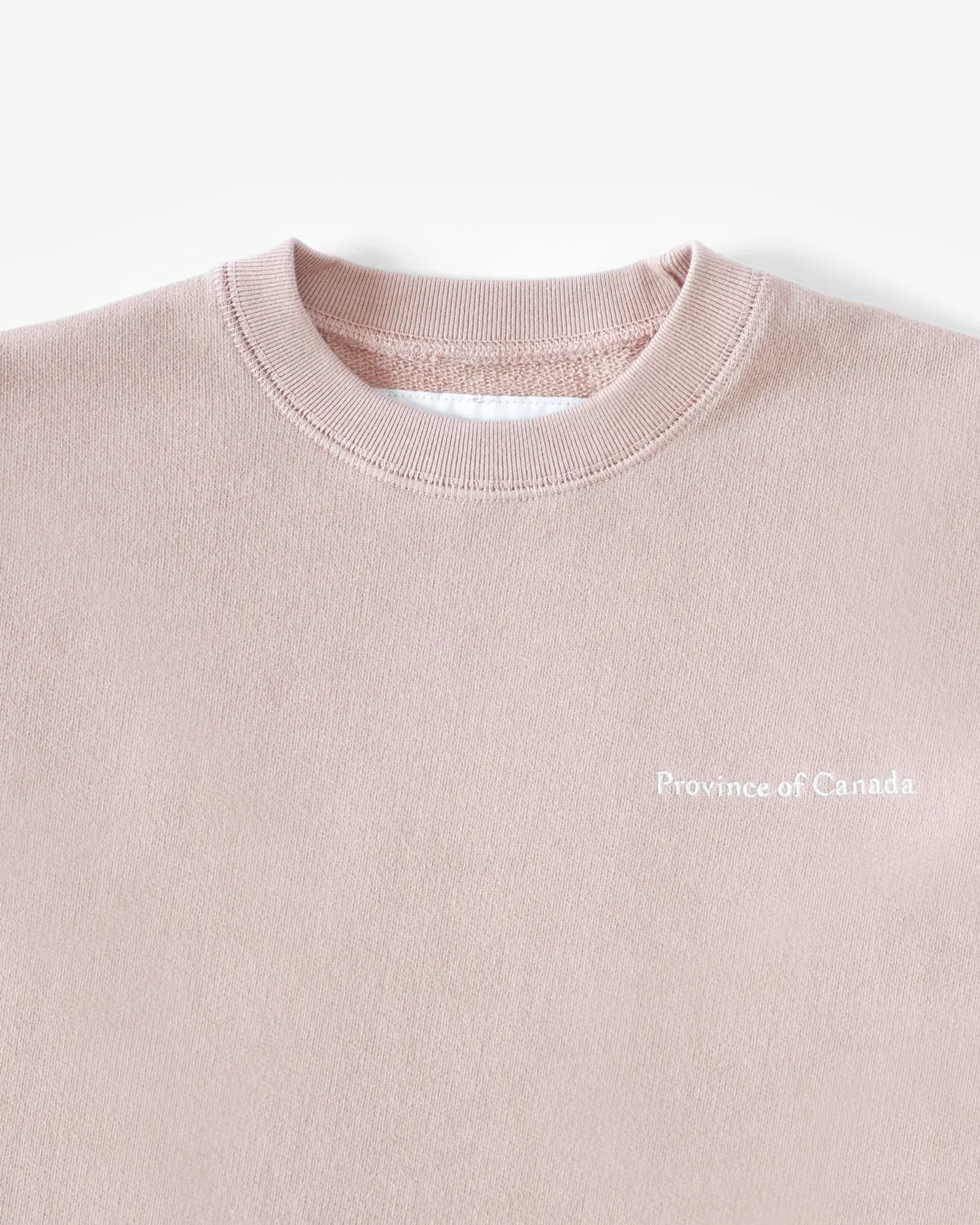 French Terry Crop Sweatshirt Dusk