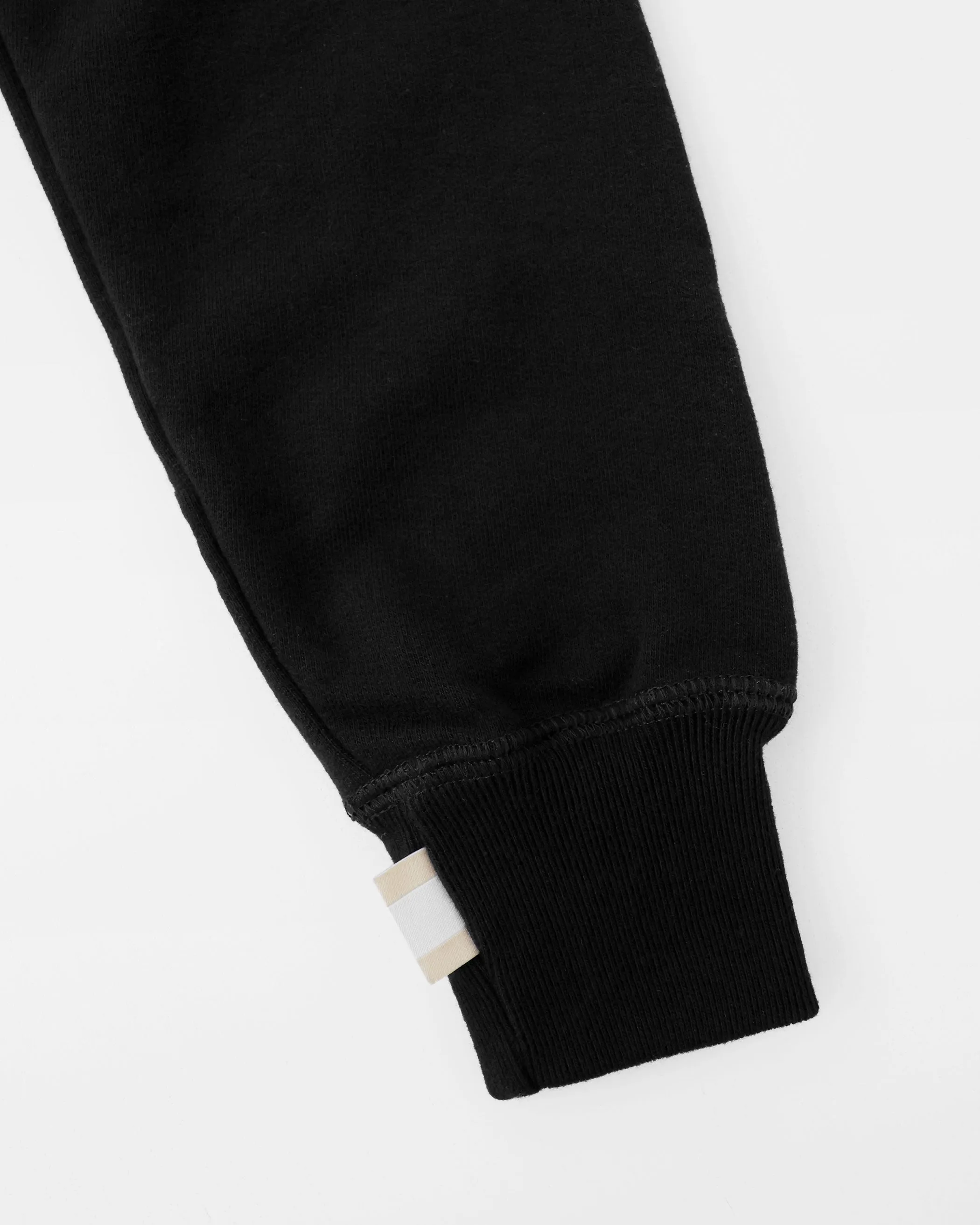 French Terry Long Sweatshirt Black