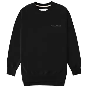 French Terry Long Sweatshirt Black