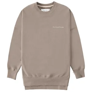 French Terry Long Sweatshirt Truffle