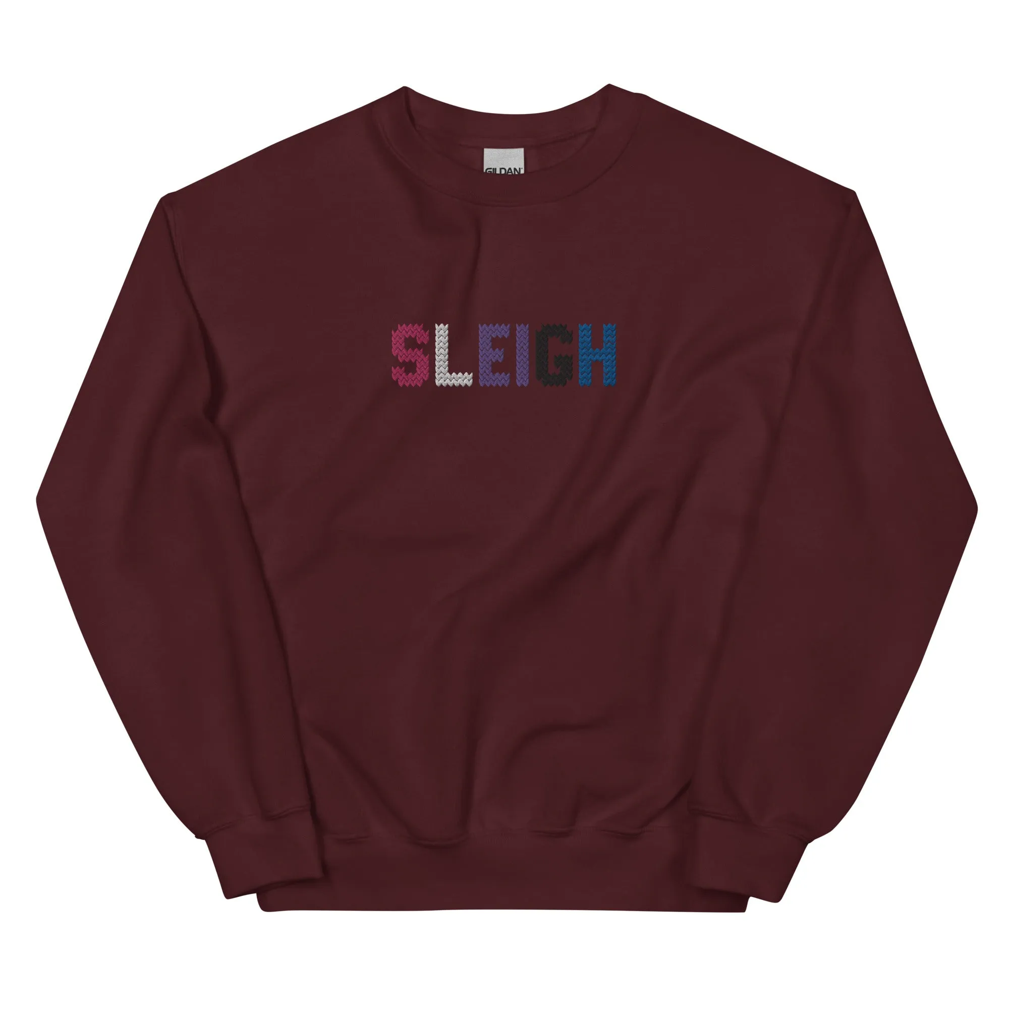 Genderfluid Sleigh Embroidered Sweatshirt