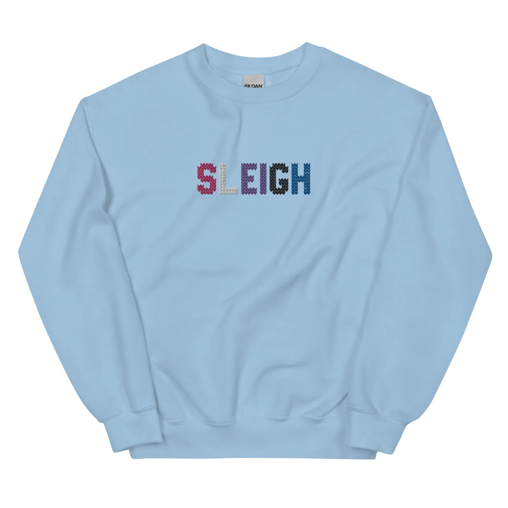 Genderfluid Sleigh Embroidered Sweatshirt