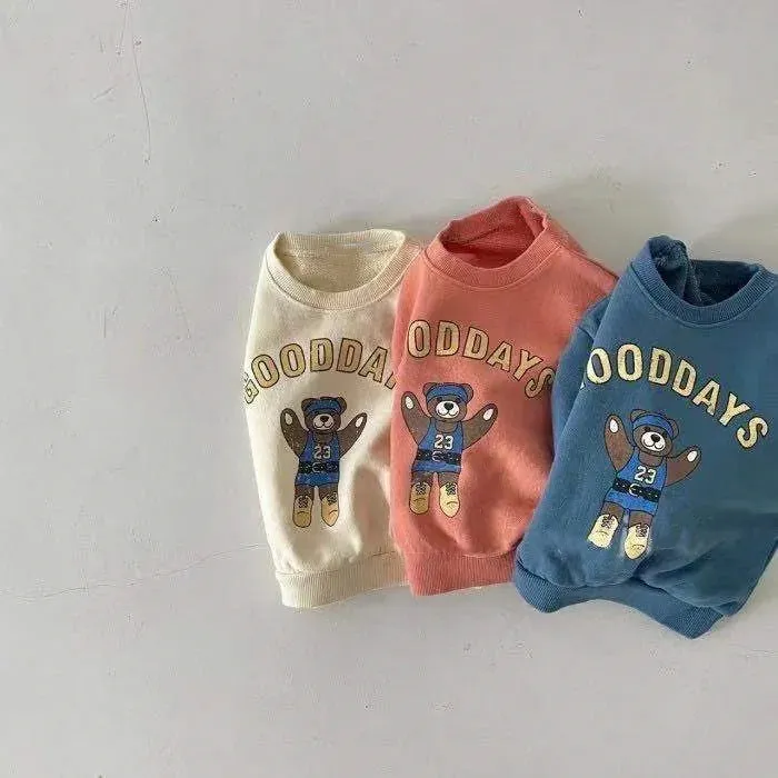 'GOOD DAYS' Bear Sweatshirt