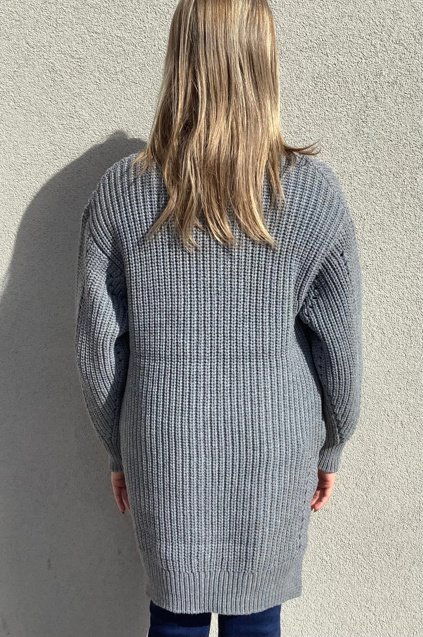 Graphite Handknit Cardigan