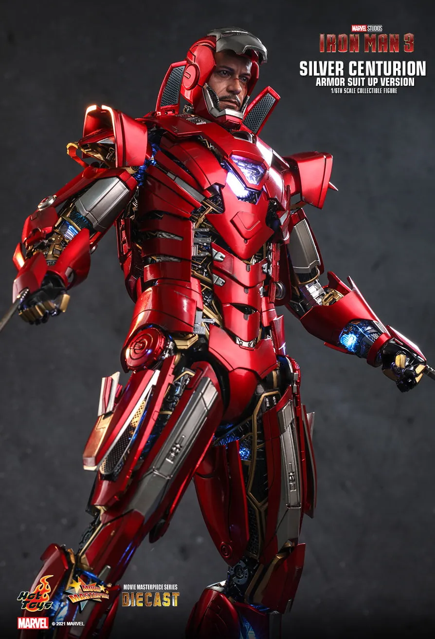 Iron Man 3 - Silver Centurion (Mark XXXIII Suit Up Ver.) MMS618-D43