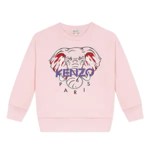 Kenzo Kids Pink Elephant Sweatshirt