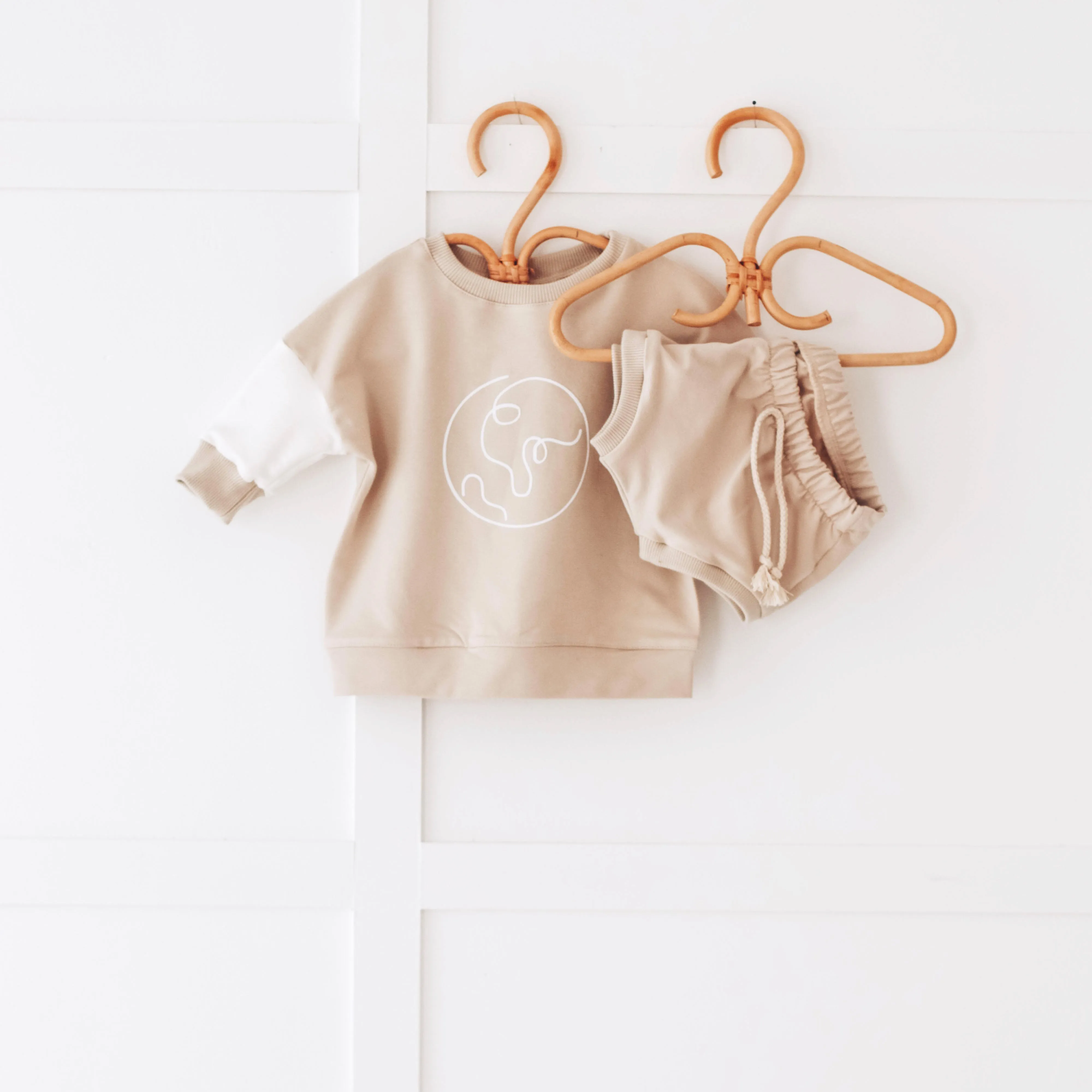 Our Planet Beige and Vanilla Sweatshirt