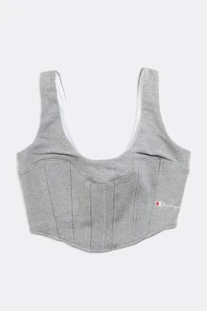 Rework Champion Sweatshirt Bustier - L