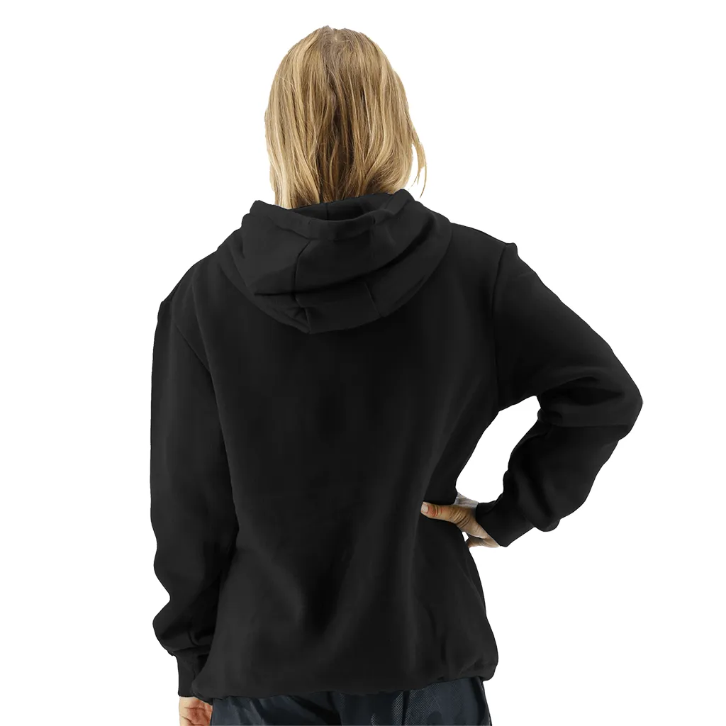 TYR Womens Outline Logo Hoodie Black/Silver